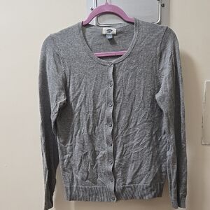 Old Navy Gray Cardigan Sweater